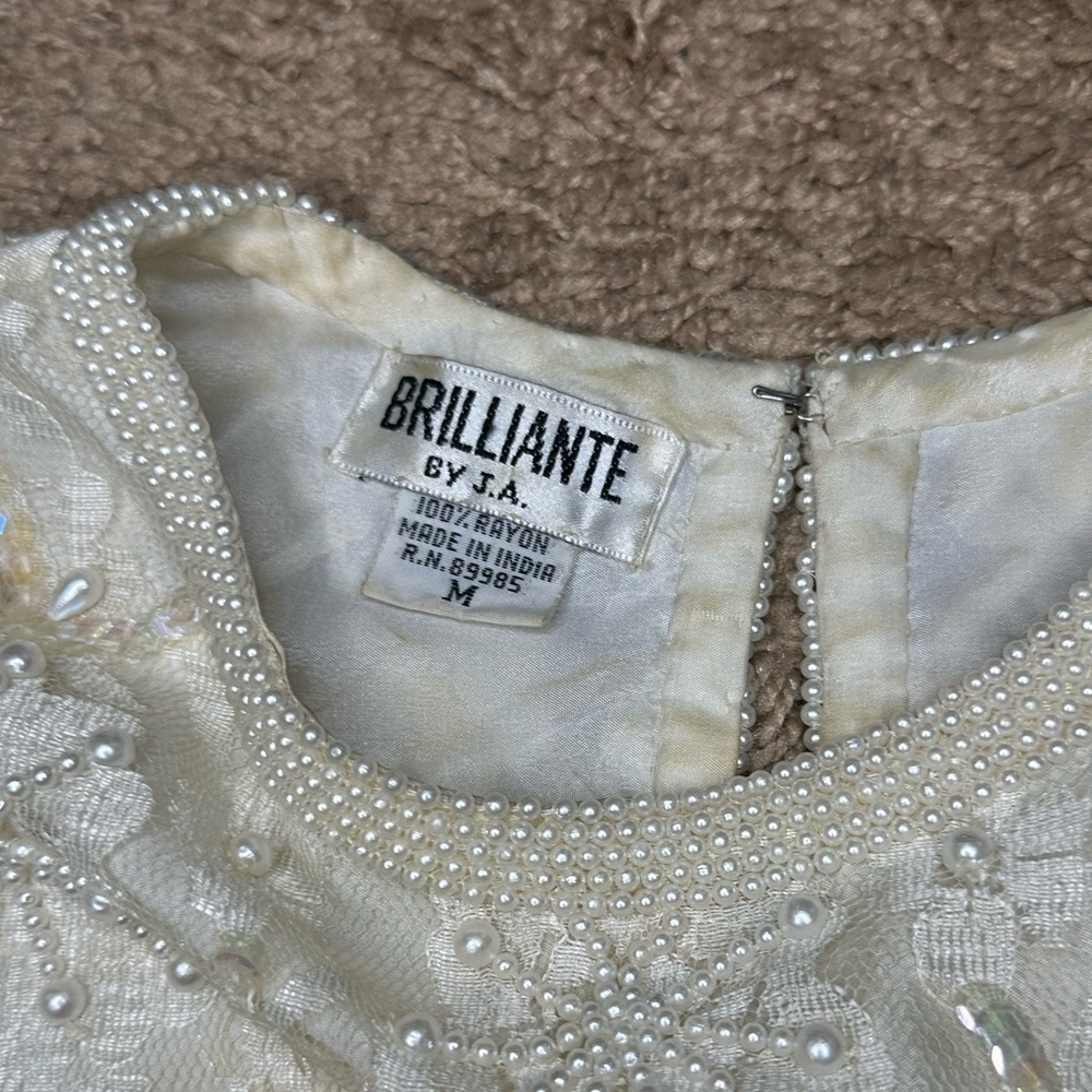 Vintage Beaded Top Size Medium - Picture 5 of 9